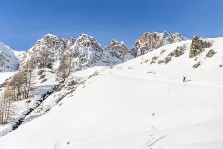 Ski de rando Clarée - T.Blais 