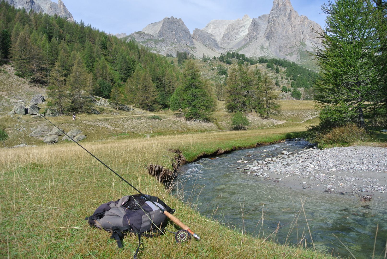 pêche, Clarée, lac, Hautes Alpes