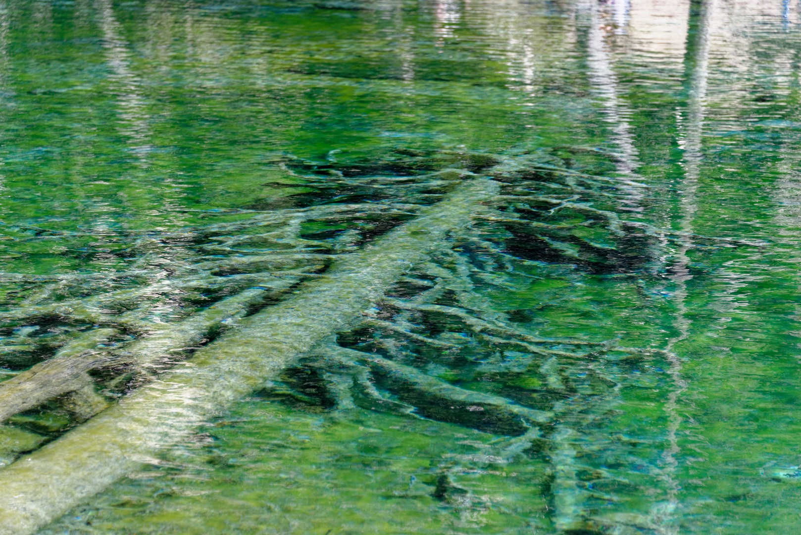 Lac vert en vallée étroite - Nevache